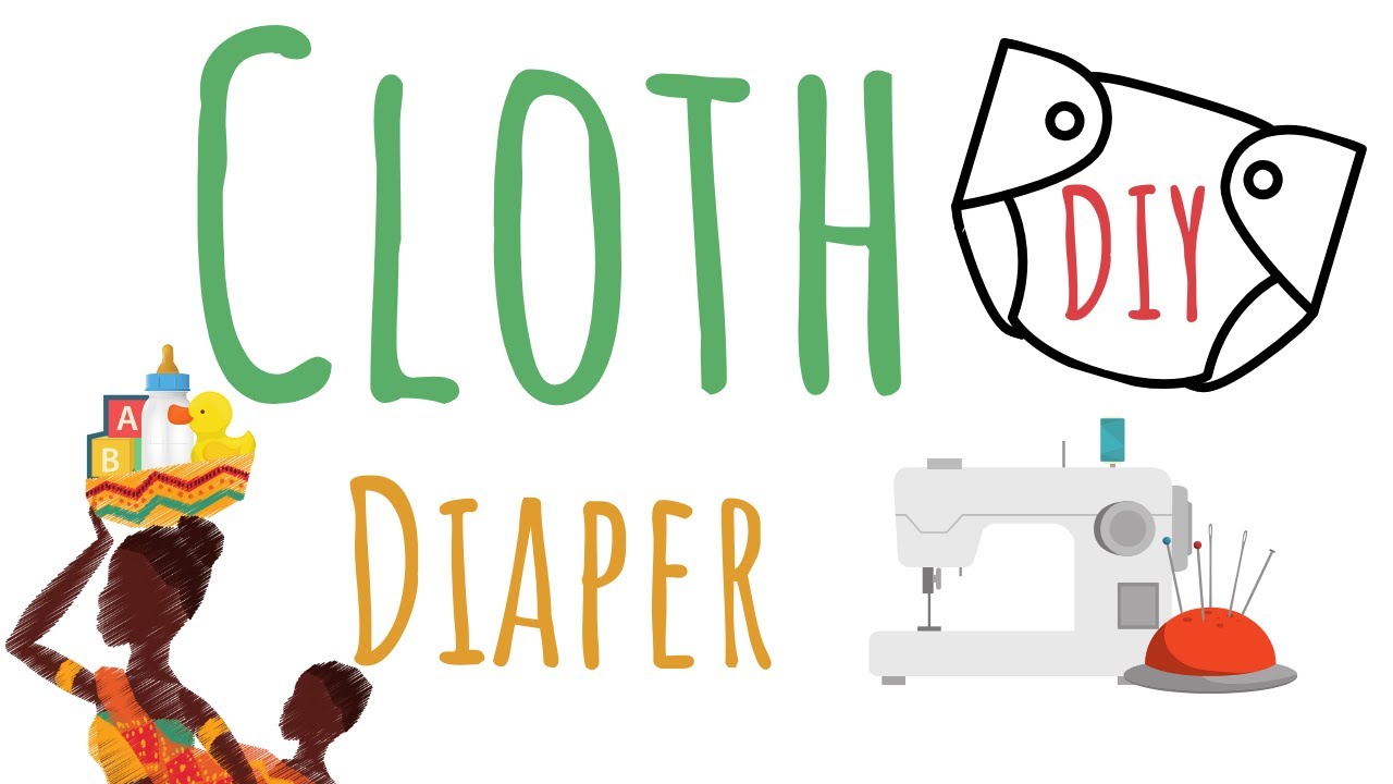 Sew Prefold Cloth Diaper from Old Shirt // Easy DIY