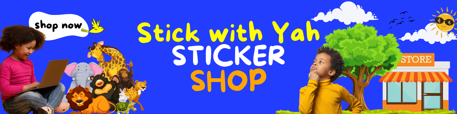 Stick With Yah Stickers