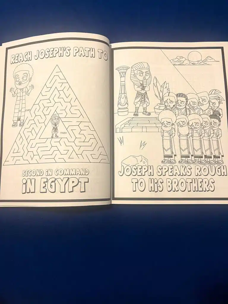 THE 12 TRIBES OF ISRAEL COLORING AND ACTIVITY BOOK THE EXODUS3