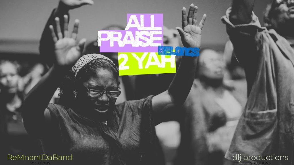 All Praise Belongs to YOU (complete song) birthed from a unusual praise moment pre production
